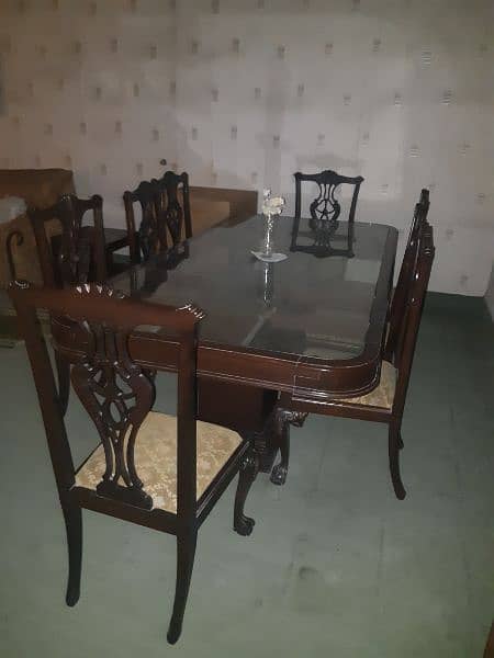 dinning table and 8 chairs set 1