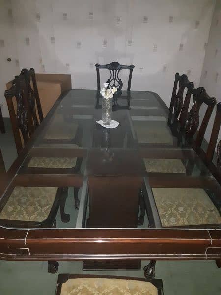 dinning table and 8 chairs set 2