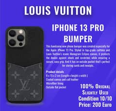 LV iPhone 13 Pro case and cover