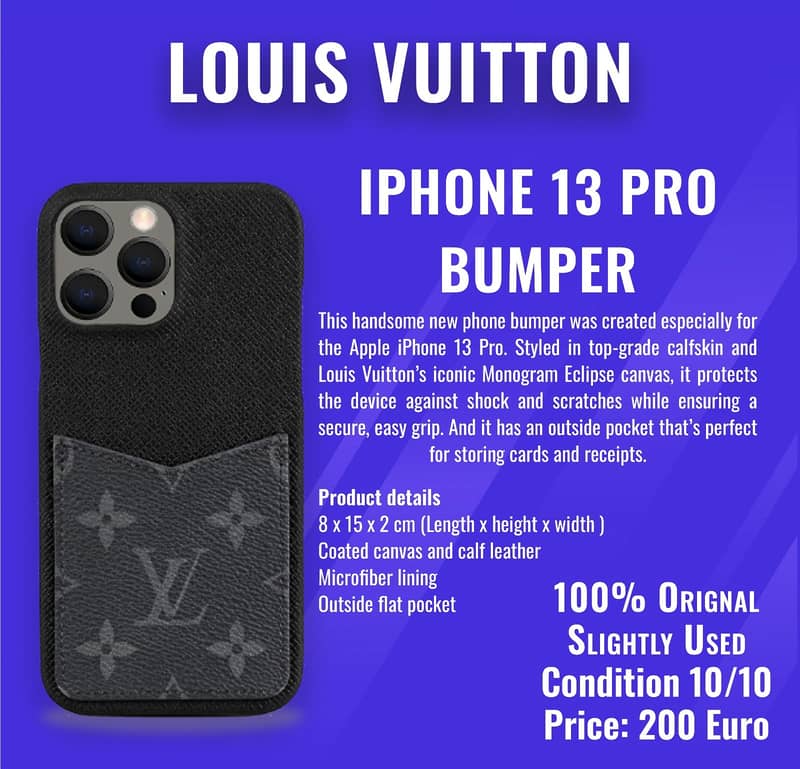 Loiuis Vuitton original  iphone cover case 0