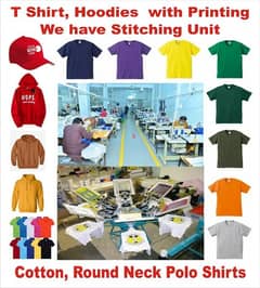 T shirts  printing with your logo.