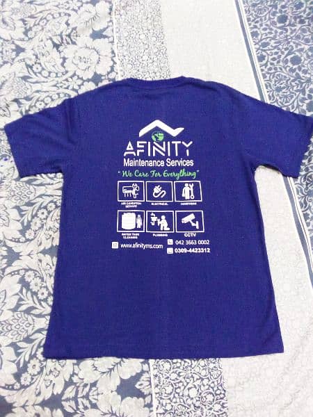 T shirts  printing with your logo. 15