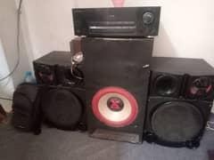 2 speaker 1 bass tube & Amplifier 1.10 best Quality sound