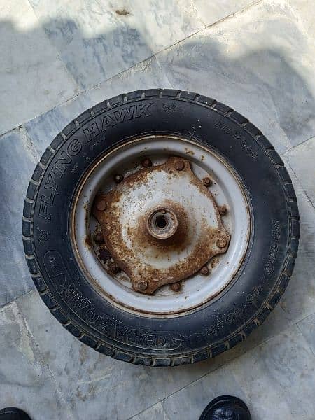 Sazgar Rickshaw's Front Wheel For Sale 0