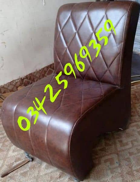 single sofa for office home parlor cafe desgn furniture chair table 1