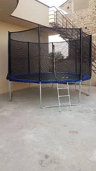 Trampoline |Jumping Pad | Round Trampoline | Kids Toy|With safety net 6
