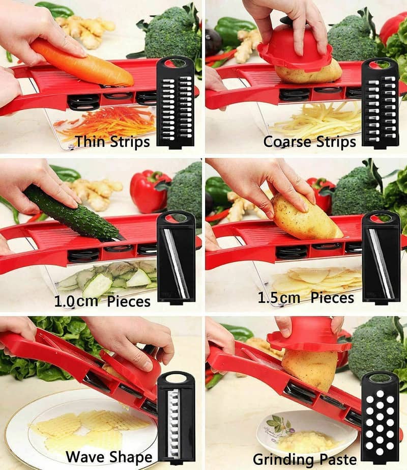 10 In 1 Mandoline Slicer Vegetable and house hold items 1