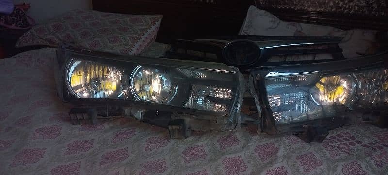 Corolla gli headlight & grill bumper 9