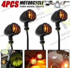 cafe racer style indicator 4 pieces universal delivery all Pakistan