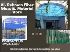 fiber sheet & shed on instalment only 4 shop keeper