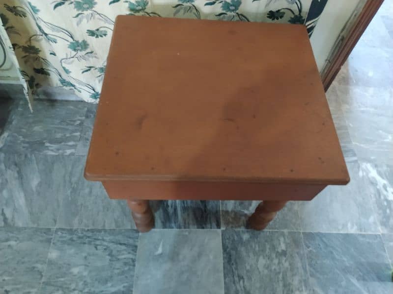 wood soild side table 2