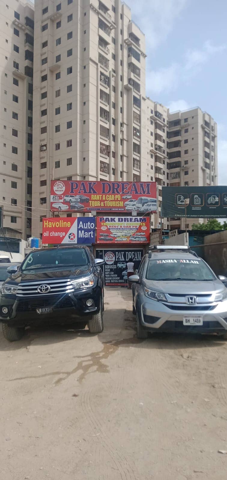 Rent a car/ Car rental/ Rent a car service to all Karachi 24/7) 15
