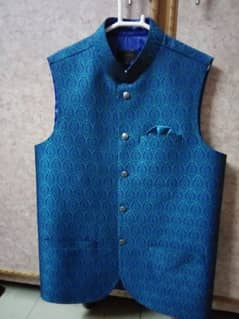 Blue Man Waistcoat for Sale