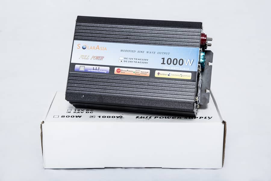 "Reliable 1000W 24V DC to AC Inverter - 15-Month Warranty 1