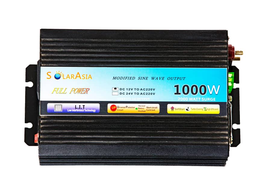 "Reliable 1000W 24V DC to AC Inverter - 15-Month Warranty 6