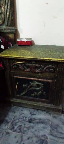king size antique polish bed for sale 1
