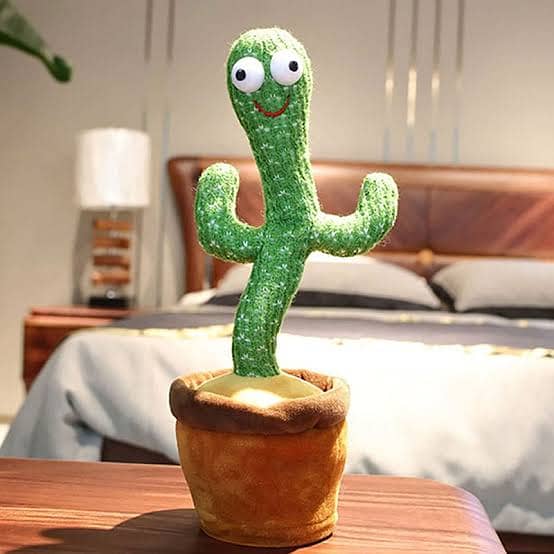 New Rechargeable Dancing Cactus Toy with Music, Singing, Talking 1
