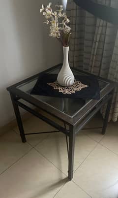 3 Fancy Glass tables for sale 0