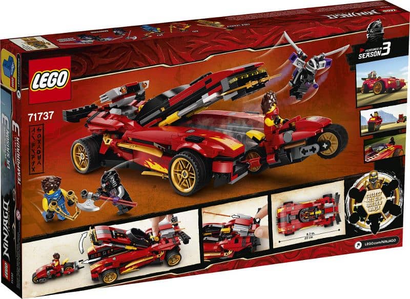 LEGO NINJAGO Legacy X-1 Ninja Charger 71737 Ninja Toy Building Kit 1