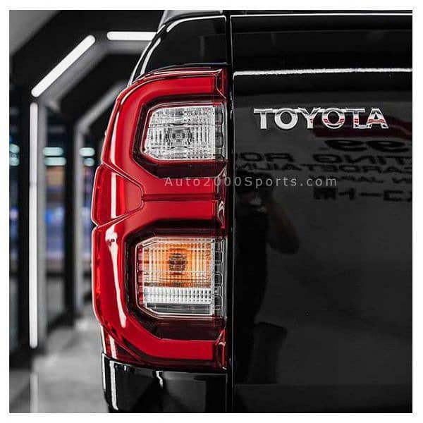 Toyota Hilux Revo Rocco Rear lamps Back Light Cover 2020-2023 0