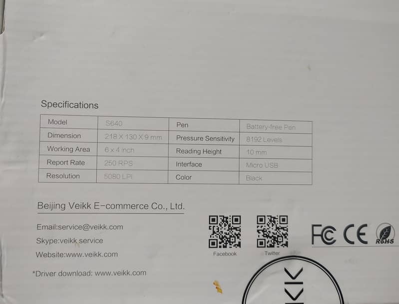 DRAWING GRAPHIC TABLET S640 4
