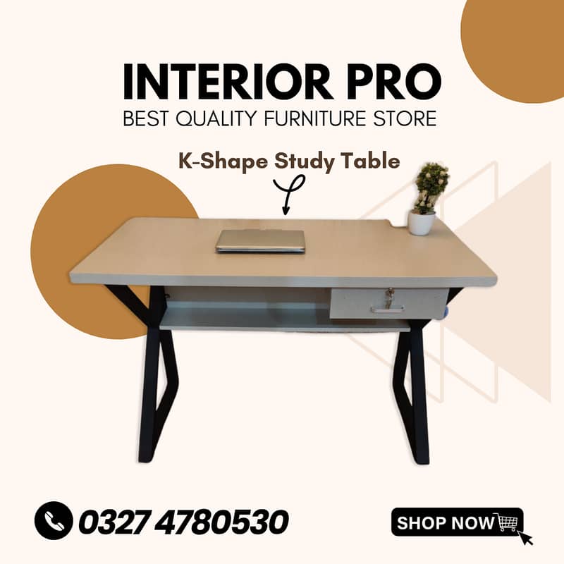Office Table, WorkStation, Computer Table, Gaming Table, K Shape Table 0