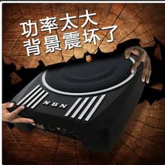 Under Seat thin 10 inch Subwoofer Seat Sub woofer 12V Power Amplifier