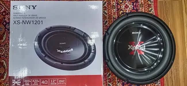 BRAND NEW BOX PACKED sony Double Voice Coil 1800 Watt Woofer Boofer 0