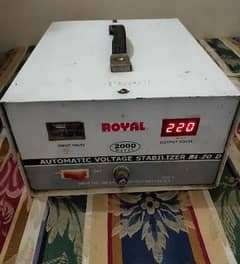 Royal fan voltage stabilizer