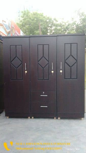 new wardrobe cupboard Almari 3 door 1
