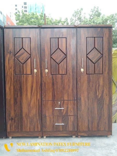 new wardrobe cupboard Almari 3 door 2