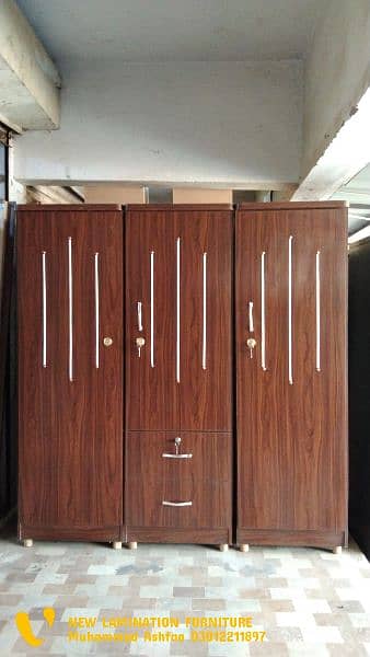 new wardrobe cupboard Almari 3 door 6