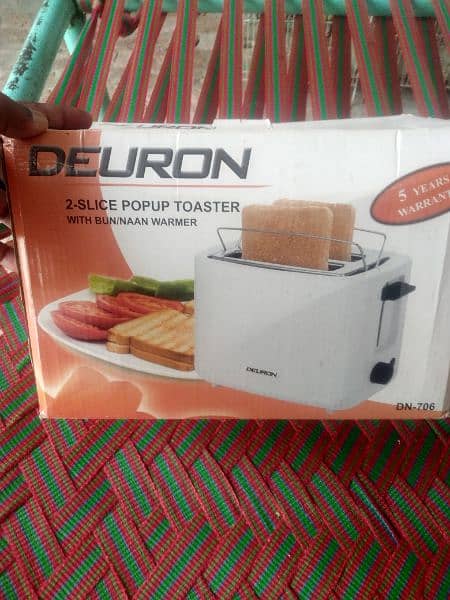 deuron orignal naan and slice toaster 0