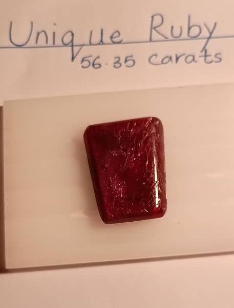 Fabulous Unique Antique Faced Ruby 56.35 Carat 1