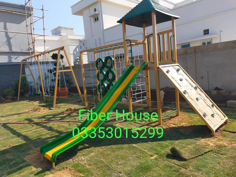 Playground equipment | Garden Metal swing jhola | Slides| Seesaw 17