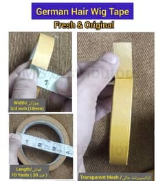 German double tape yellow 3/4"