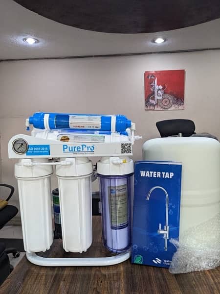 7 stages  RO water filter for alkine mineral water Pure Pro Lahore 0