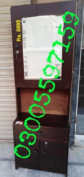 cupboard almari 6-4f wardrobe showcase furniture storage drawer hostel 7