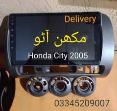 Honda City 2003 05 08 Android panel (free delivery All PAKISTAN) 0