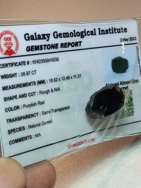 Garnet Gemstone 1