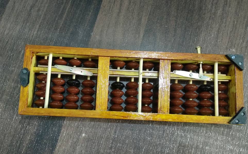 13 digit reset button abacus 1