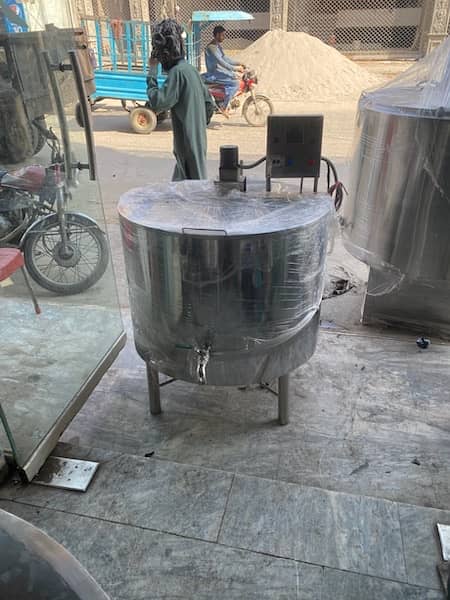 electric gas milk boiler & juice mixer khoya machine 18