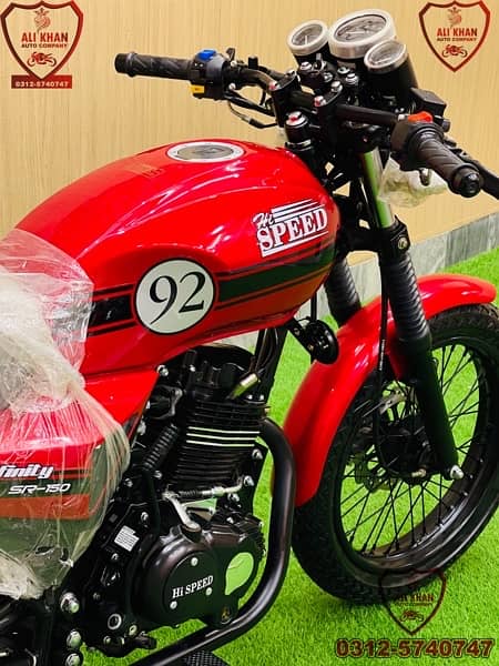 HI SPEED INFINITY 150cc 150 BULLET CAFERACER ROYAL ENFIELD AKAC ...