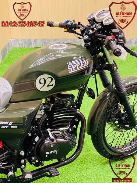 HI SPEED INFINITY 150cc 150 BULLET CAFERACER ROYAL ENFIELD AKAC ...