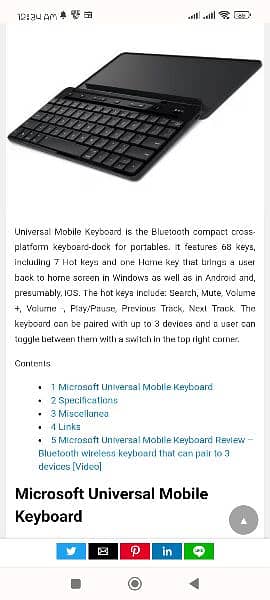 Microsoft universal keyboard 3