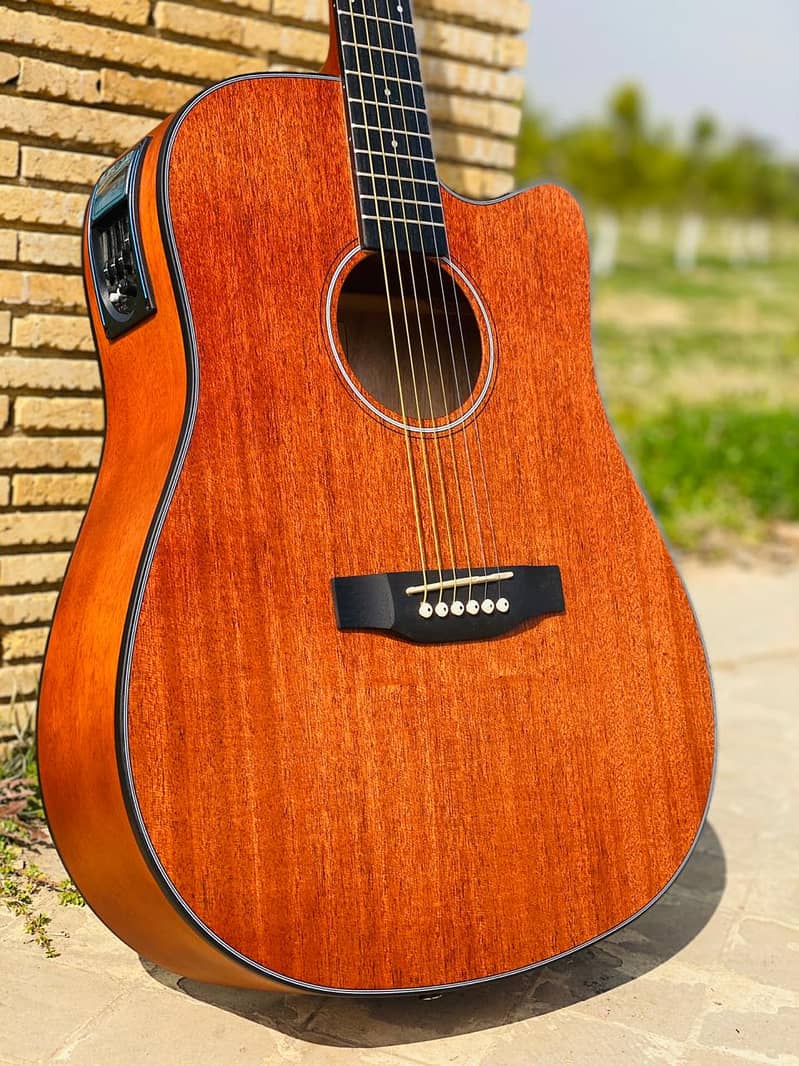 Acoustic bignners Semi electric guitars jumbo medium students size 8