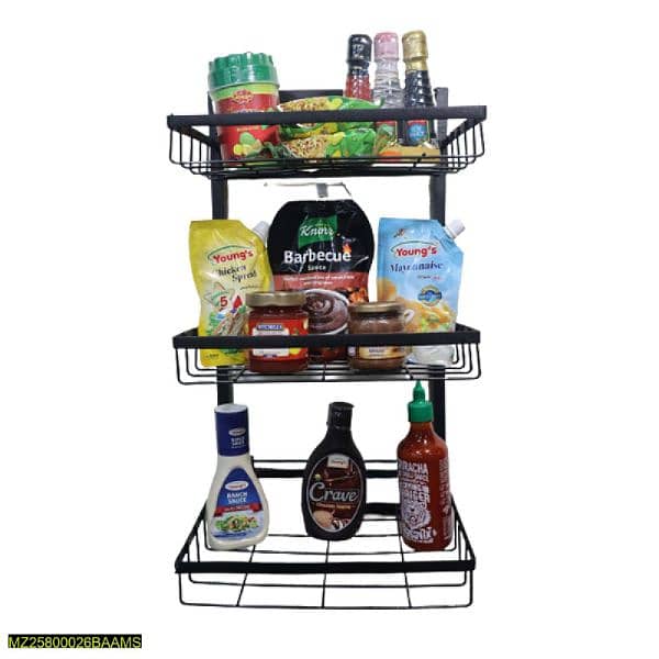 Wall Mounted Kitchen Accessories Organizer 0