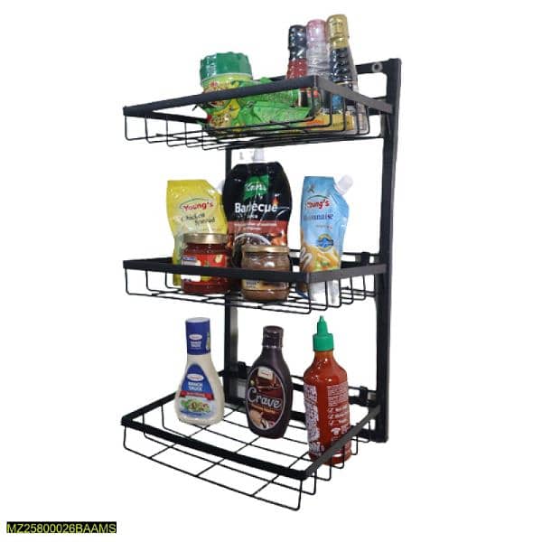 Wall Mounted Kitchen Accessories Organizer 1