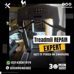 Treadmill Repaair / Treadmill Belt Service (one month warranty)