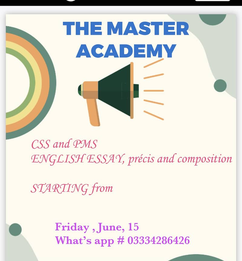 The Master Academy ( O/A level ) Tuition provider 1